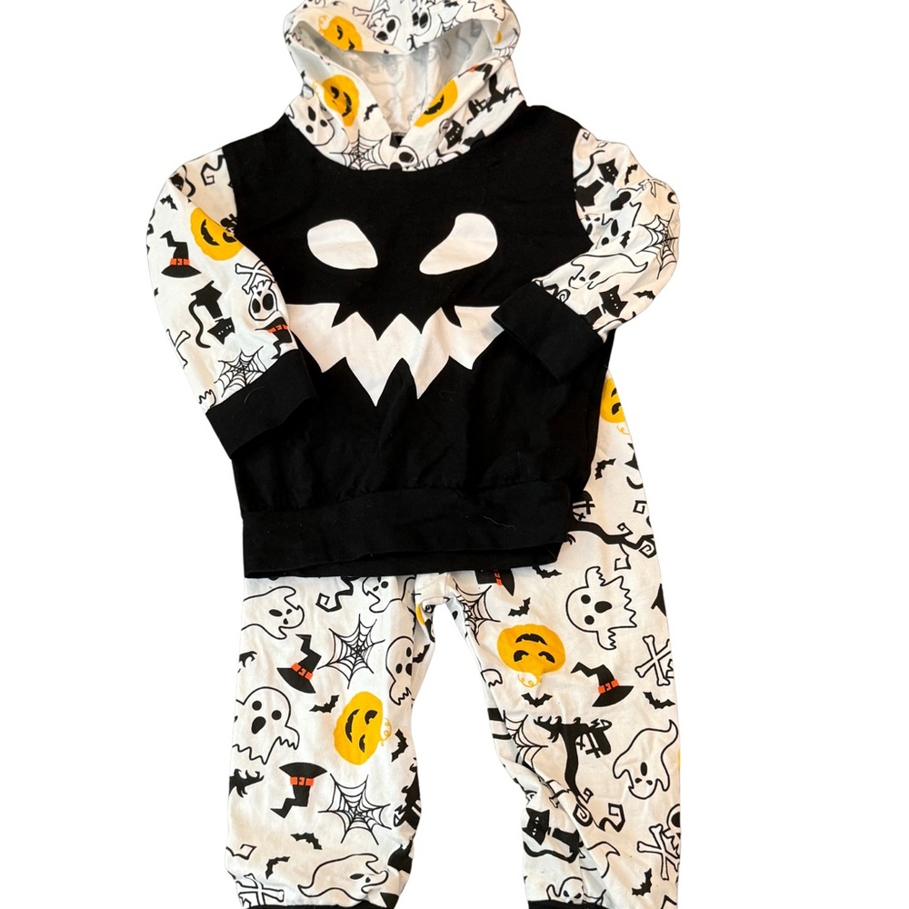 Trendy Boutique Ghostly Kids Costume - Black and White - Picture 3 of 3